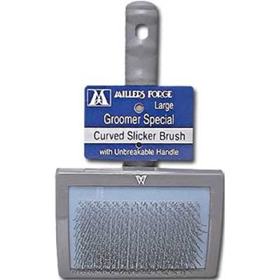 Millers Forge Universal Style Curved Slicker Brush - Large
