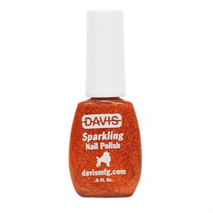 Sparkling Nail Polish, 0.5 oz.- Orange